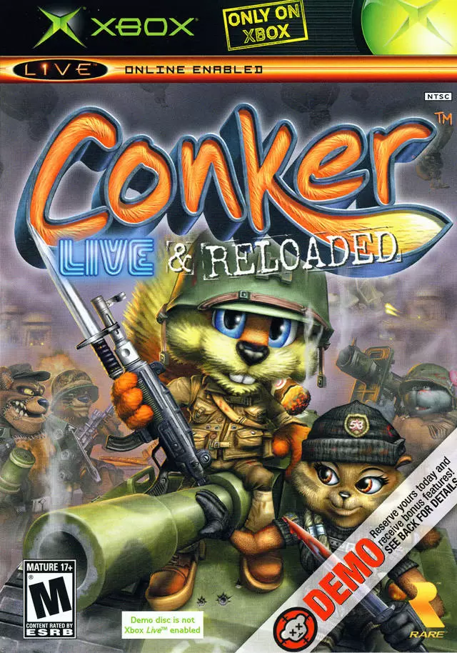 Jeux XBOX - Conker: Live & Reloaded - Demo