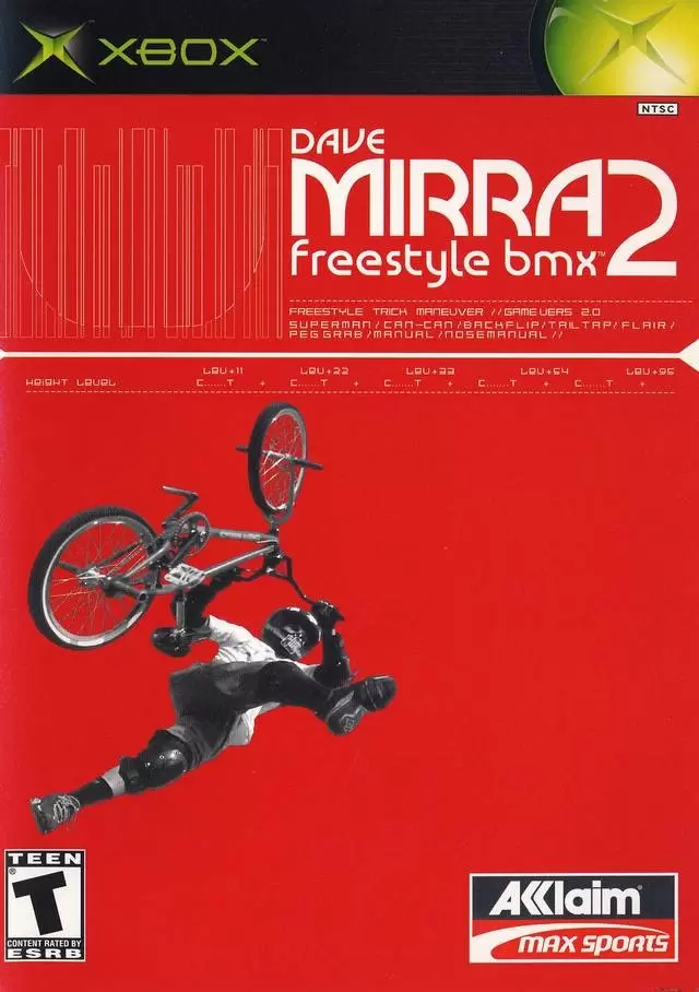 XBOX Games - Dave Mirra Freestyle BMX 2