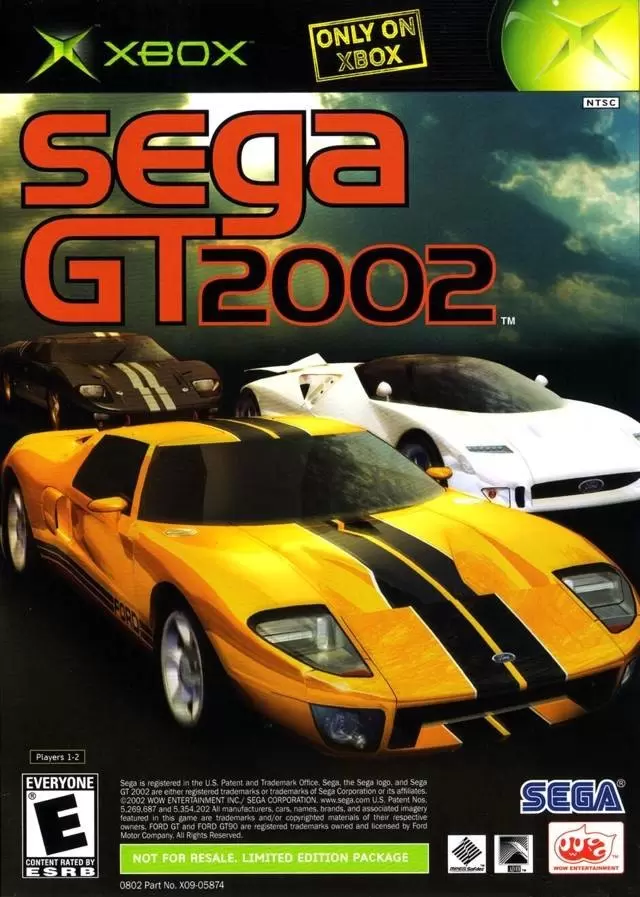Jeux XBOX - Sega GT 2002 & JSRF: Jet Set Radio Future