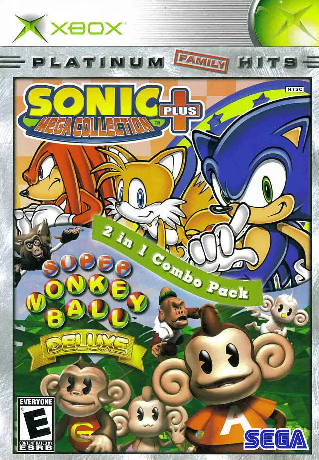 Jeux XBOX - Sonic Mega Collection Plus and Super Monkey Ball Deluxe