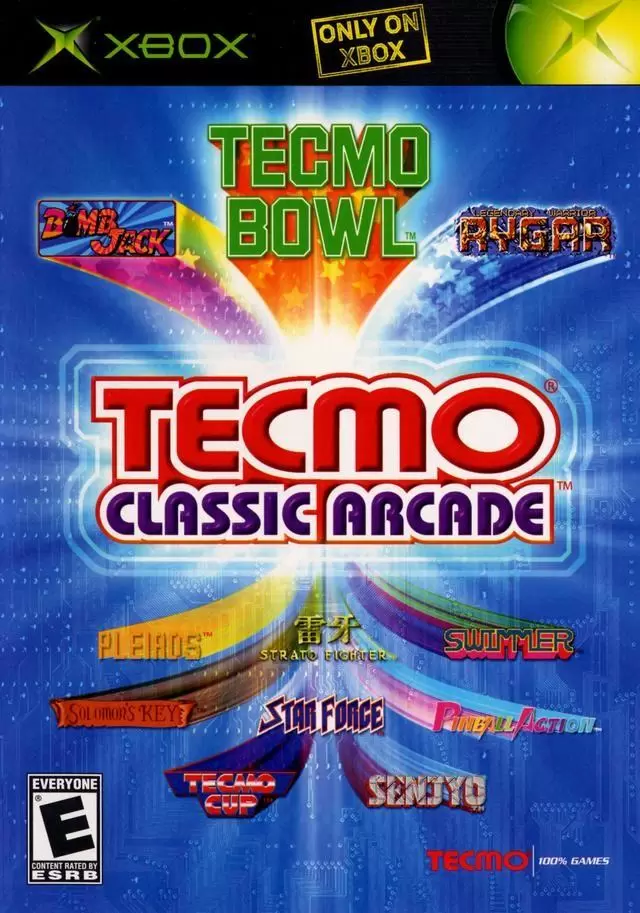 XBOX Games - Tecmo Classic Arcade