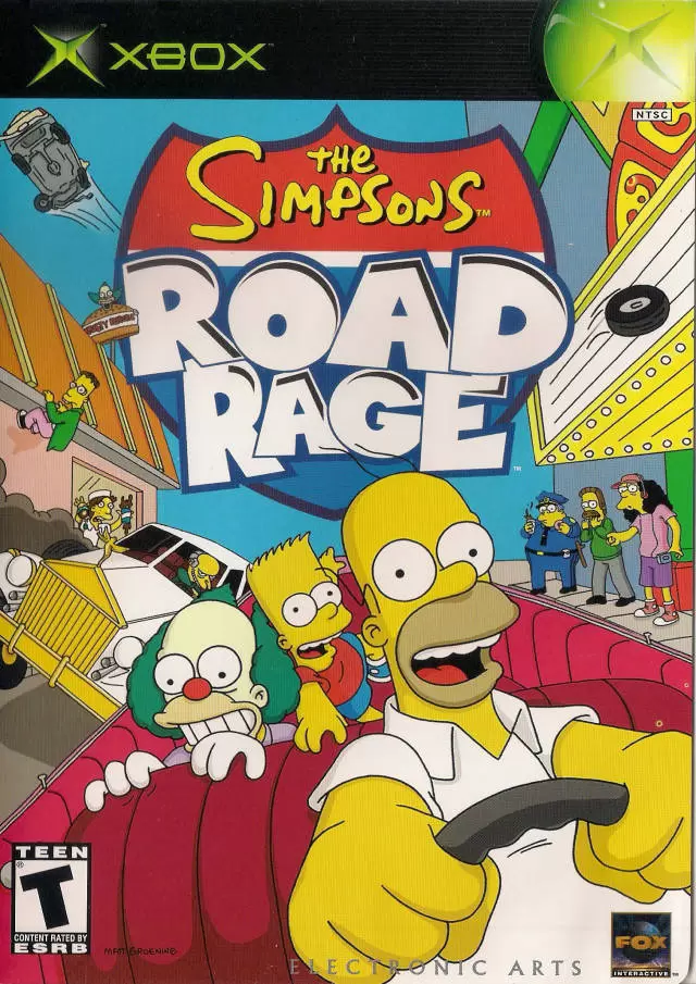 XBOX Games - The Simpsons: Road Rage