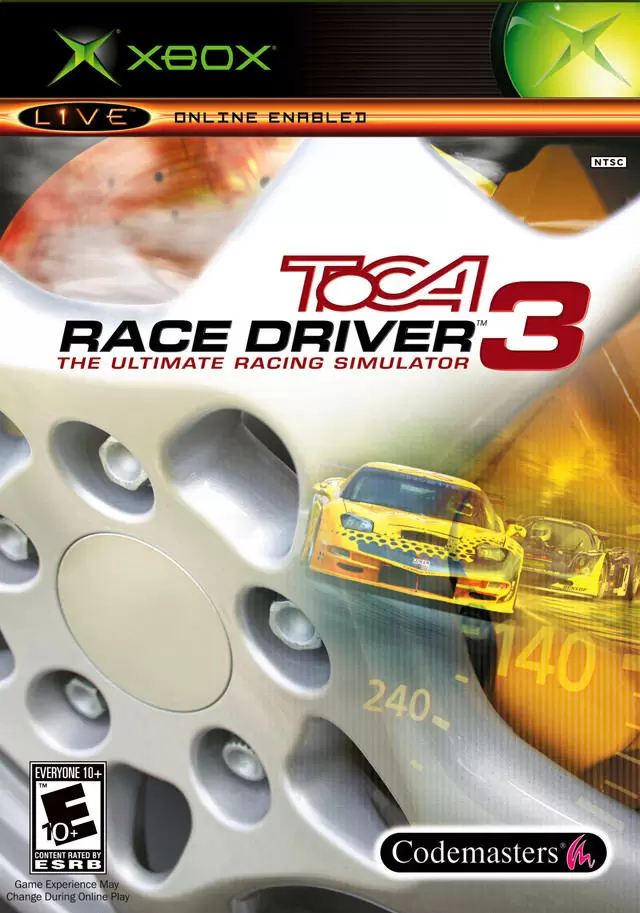 XBOX Games - TOCA Race Driver 3