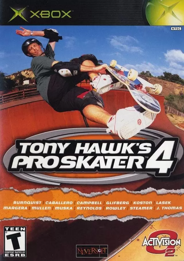 Jeux XBOX - Tony Hawk\'s Pro Skater 4