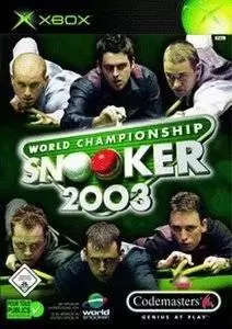 XBOX Games - World Championship Snooker 2003