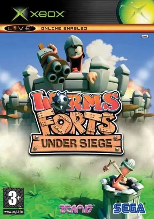 XBOX Games - Worms Forts: Under Siege