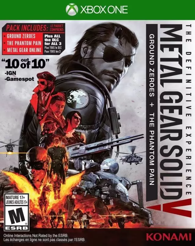 Jeux XBOX One - Metal Gear Solid V: The Definitive Experience