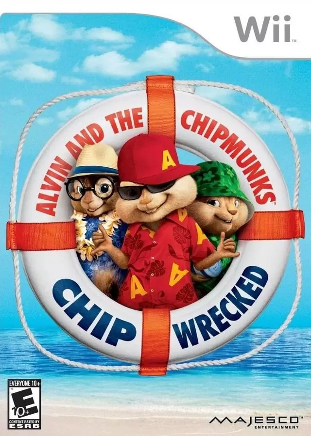 Jeux Nintendo Wii - Alvin and the Chipmunks: Chipwrecked