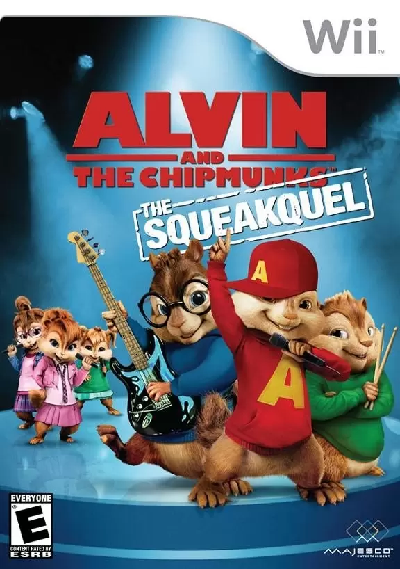 Jeux Nintendo Wii - Alvin and the Chipmunks: The Squeakquel