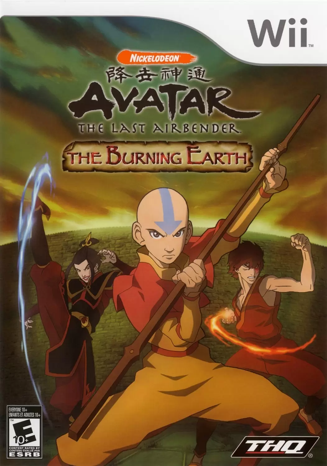 Jeux Nintendo Wii - Avatar: The Last Airbender – The Burning Earth