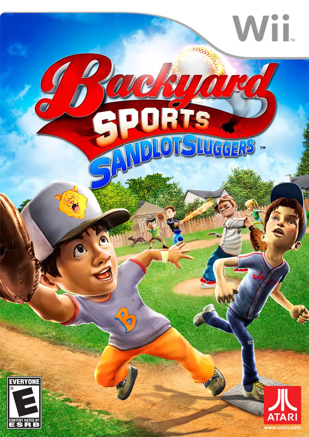Jeux Nintendo Wii - Backyard Sports: Sandlot Sluggers