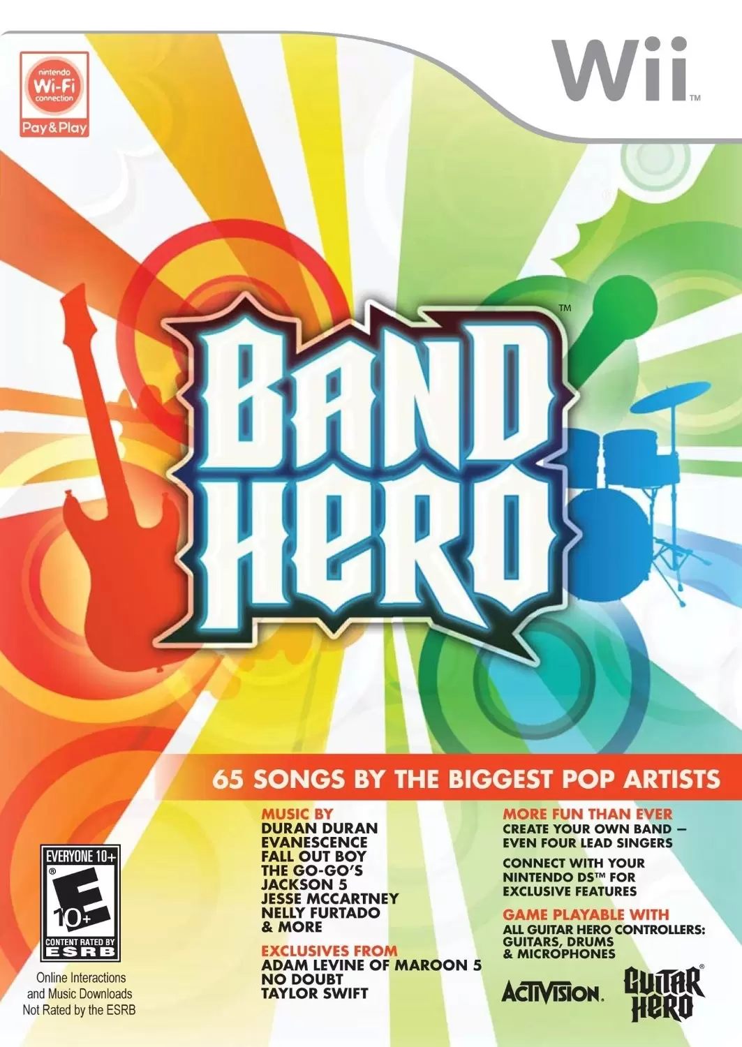 Jeux Nintendo Wii - Band Hero