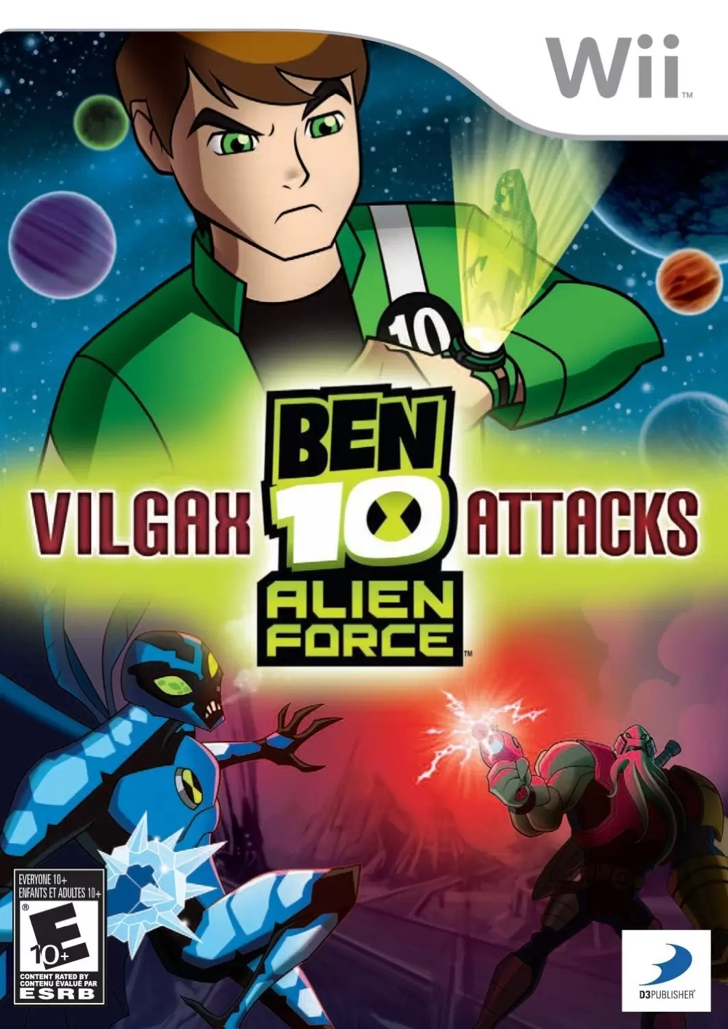 Jeux Nintendo Wii - Ben 10 Alien Force: Vilgax Attacks