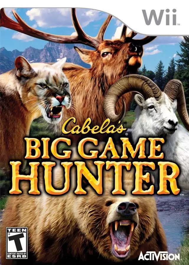 Nintendo Wii Games - Cabela\'s Big Game Hunter