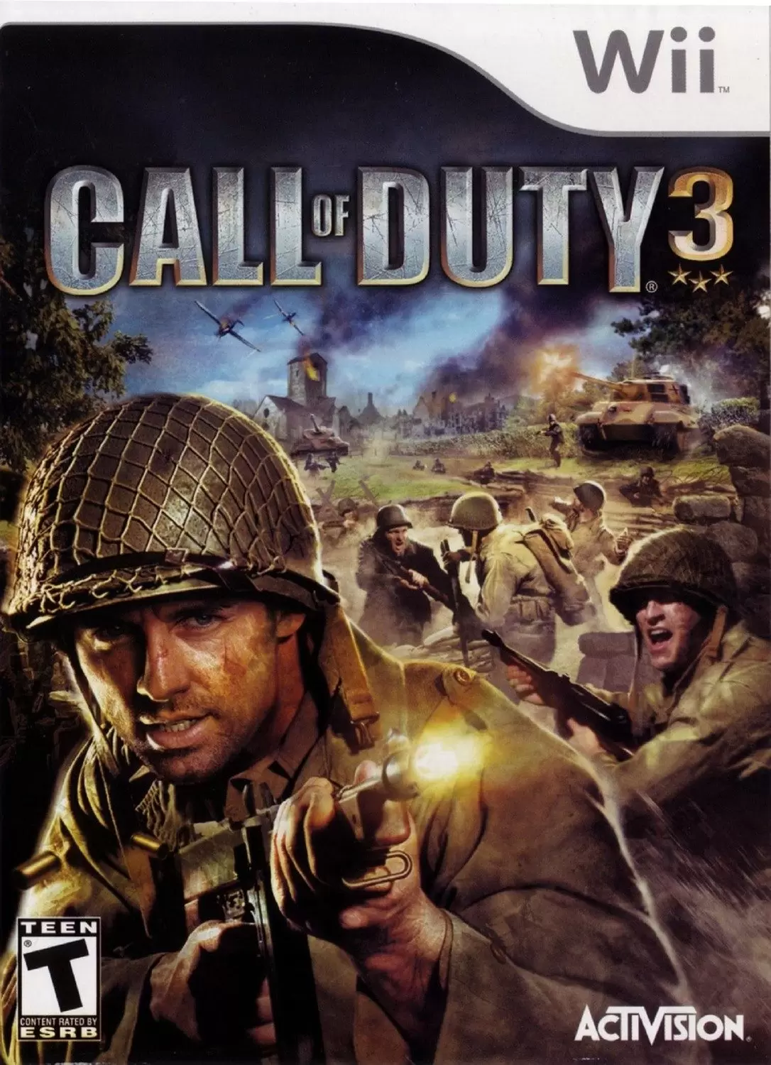 Nintendo Wii Games - Call of Duty 3