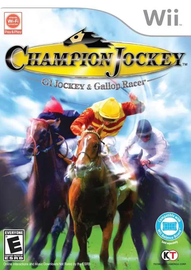 Nintendo Wii Games - Champion Jockey: G1 Jockey & Gallop Racer