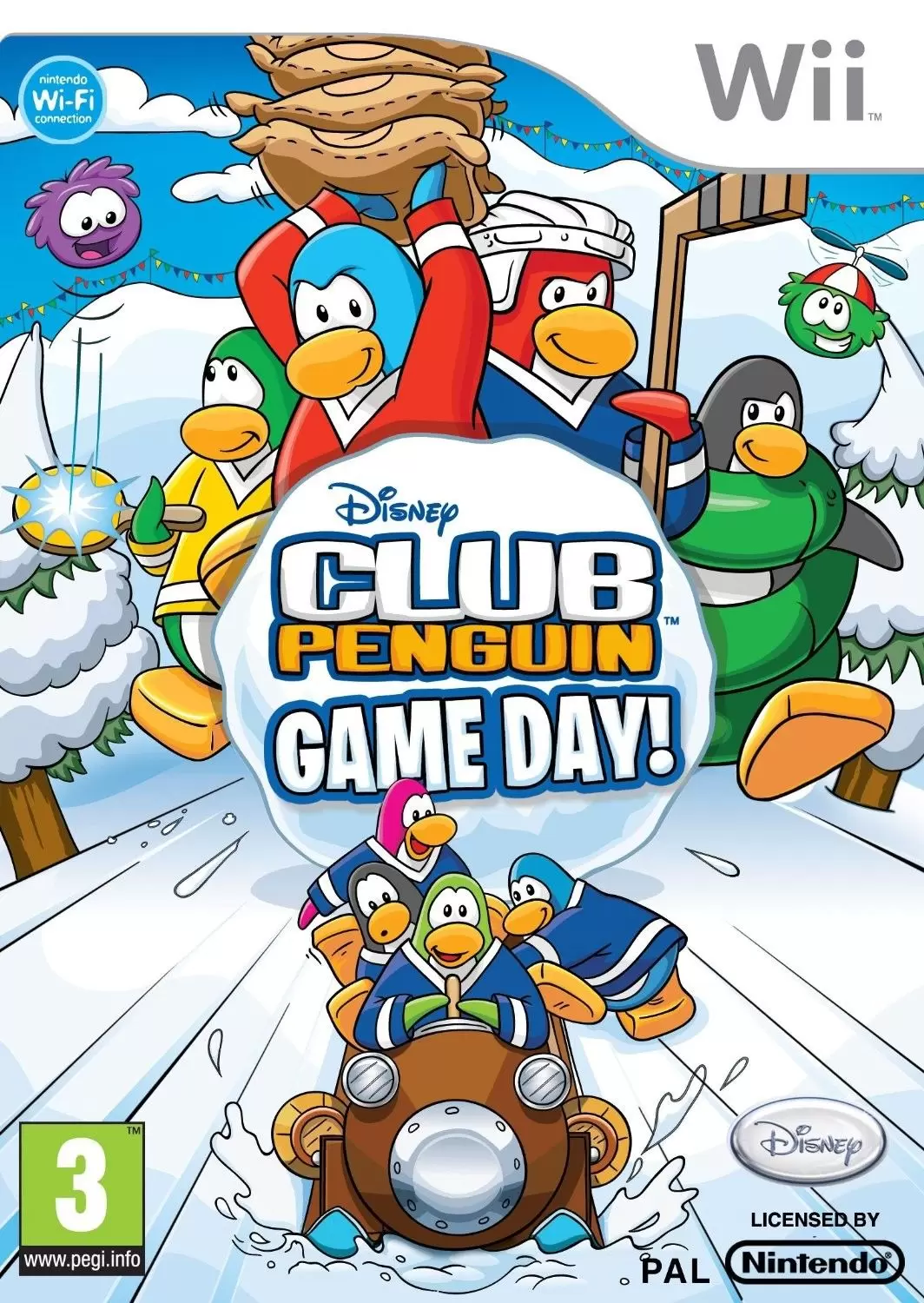 Nintendo Wii Games - Club Penguin: Game Day