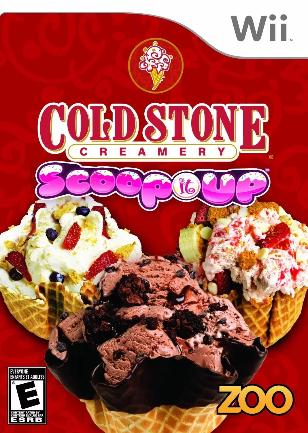 Nintendo Wii Games - Cold Stone Creamery: Scoop It Up