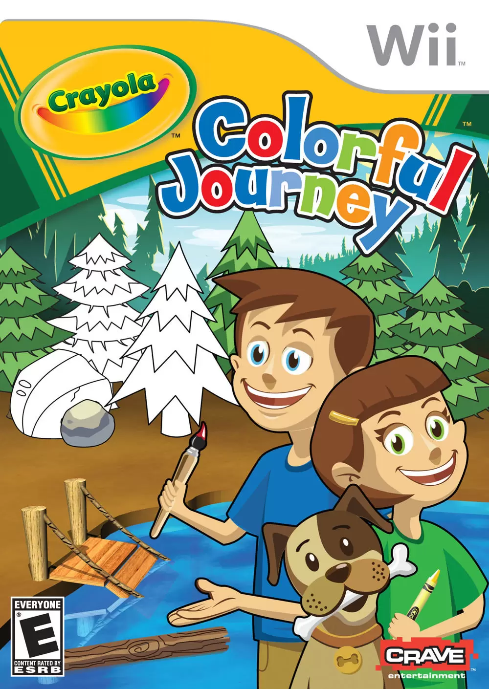 Nintendo Wii Games - Crayola Colorful Journey