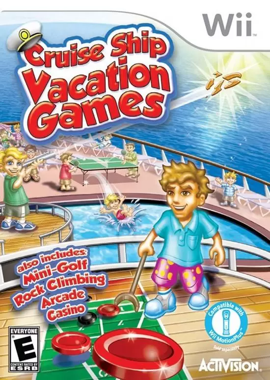 Nintendo Wii Games - Cruise Ship Vacation Games