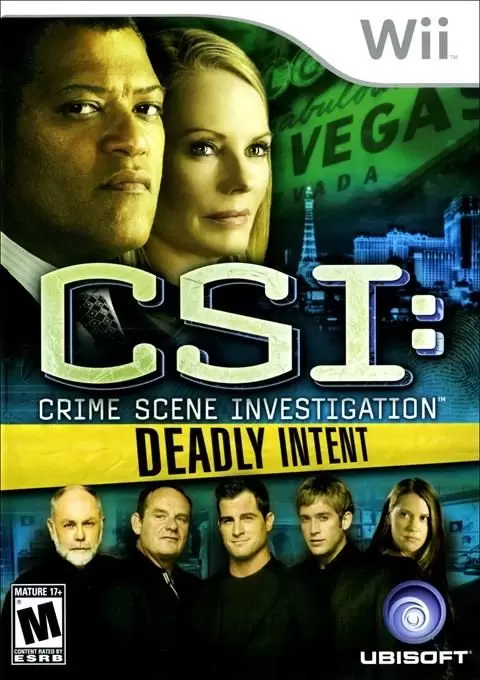 Nintendo Wii Games - CSI Crime Scene Investigation: Deadly Intent