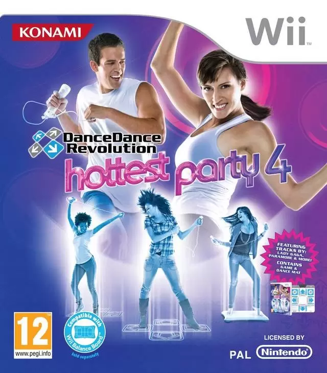 Nintendo Wii Games - Dance Dance Revolution: Hottest Party 4