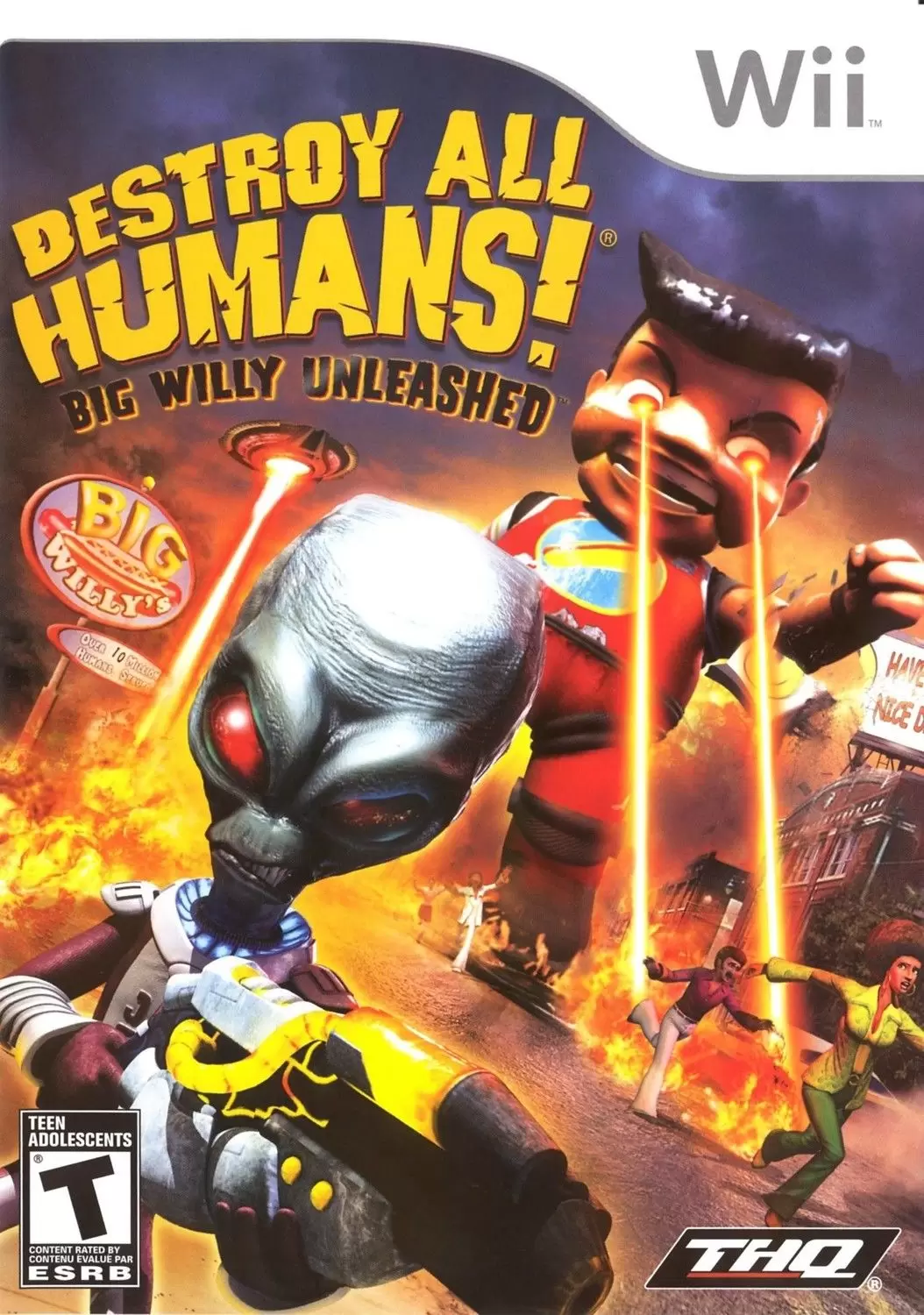 Nintendo Wii Games - Destroy All Humans! Big Willy Unleashed