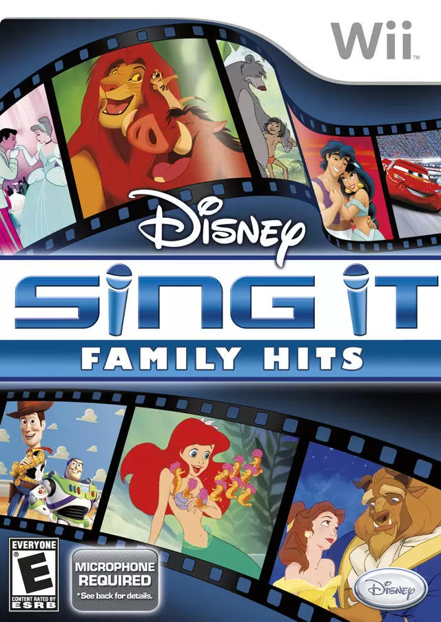 Nintendo Wii Games - Disney Sing It: Family Hits