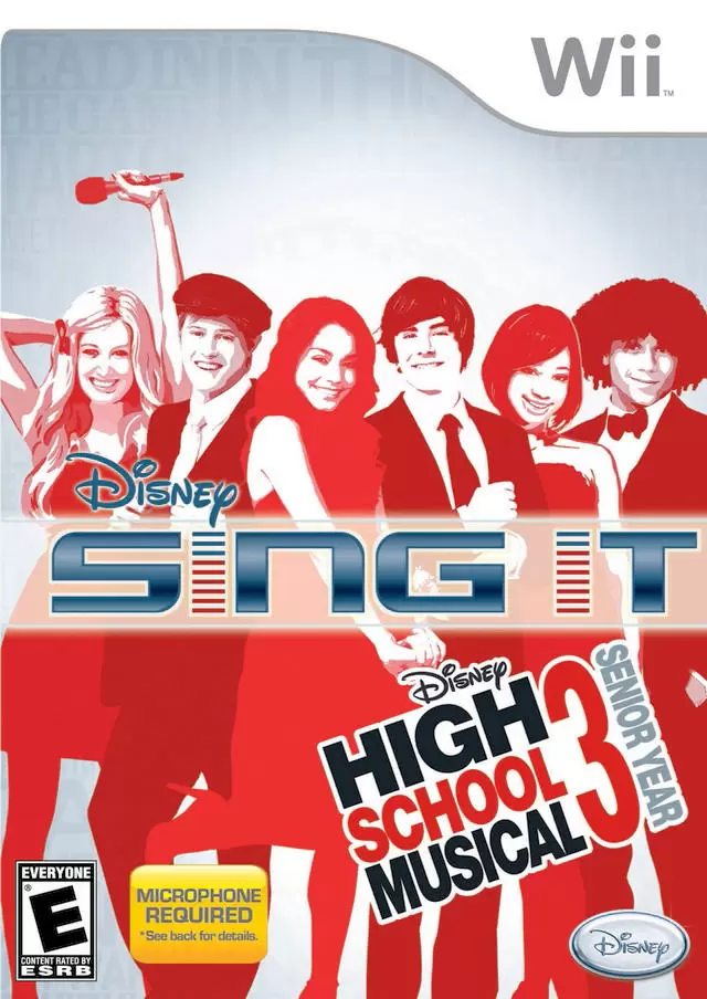 Nintendo Wii Games - Disney Sing It: High School Musical 3: Senior Year