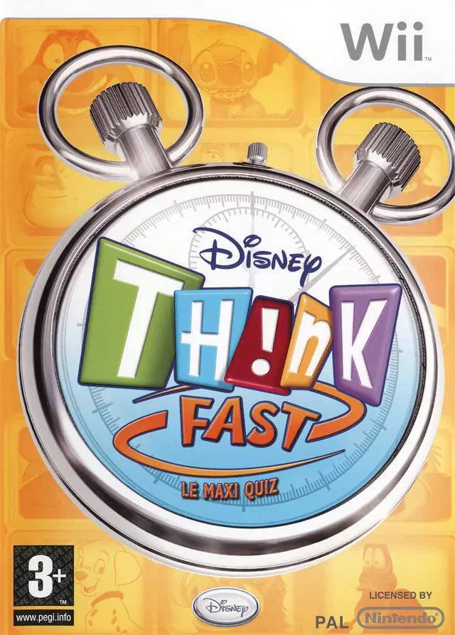 Nintendo Wii Games - Disney Think Fast