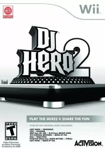 Nintendo Wii Games - DJ Hero 2