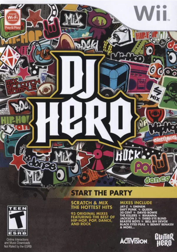Jeux Nintendo Wii - DJ Hero