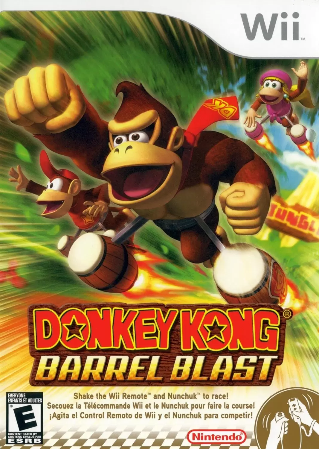 Jeux Nintendo Wii - Donkey Kong: Barrel Blast / Jet Race