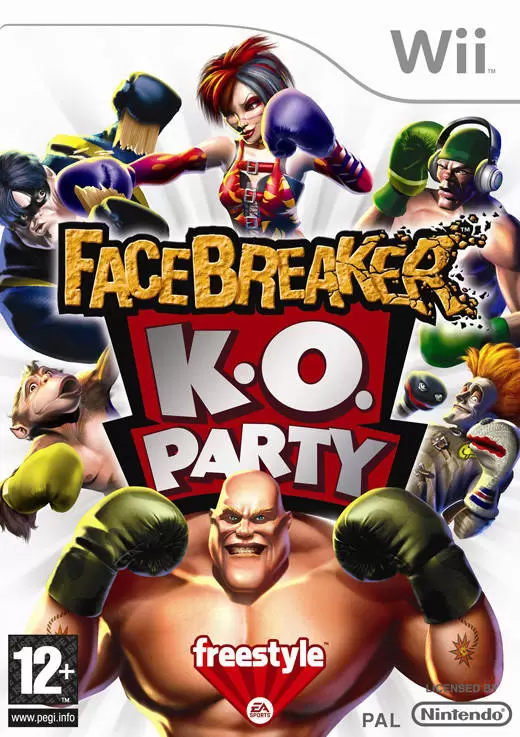 Nintendo Wii Games - FaceBreaker K.O. Party