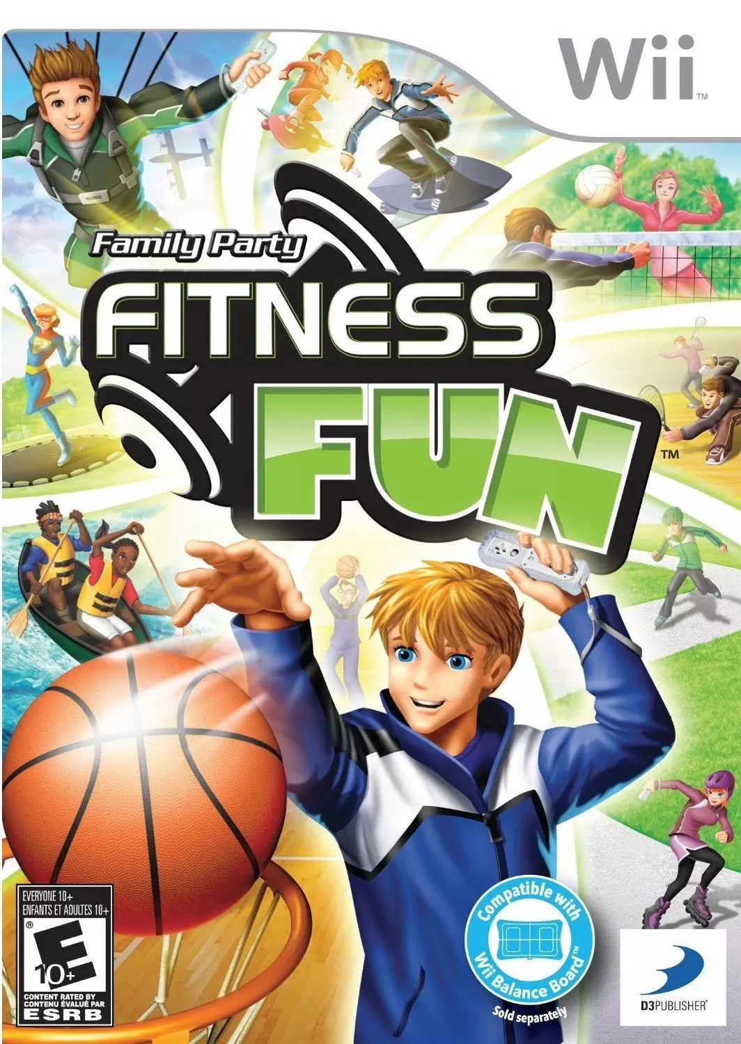 Jeux Nintendo Wii - Family Party Fitness Fun