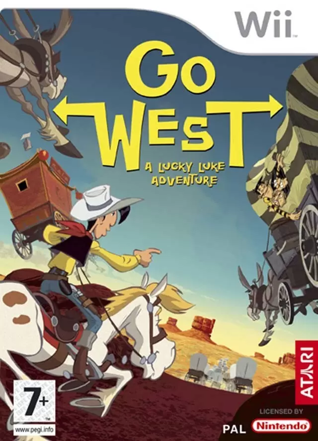 Jeux Nintendo Wii - Go West! A Lucky Luke Adventure