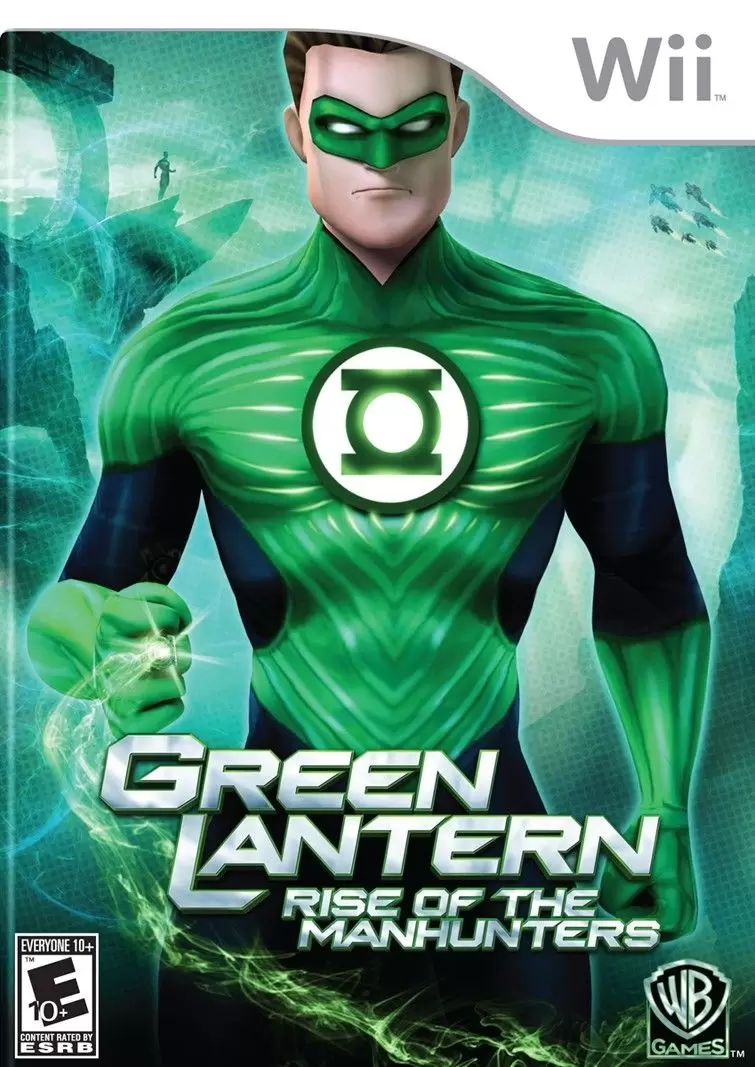 Nintendo Wii Games - Green Lantern: Rise of the Manhunters