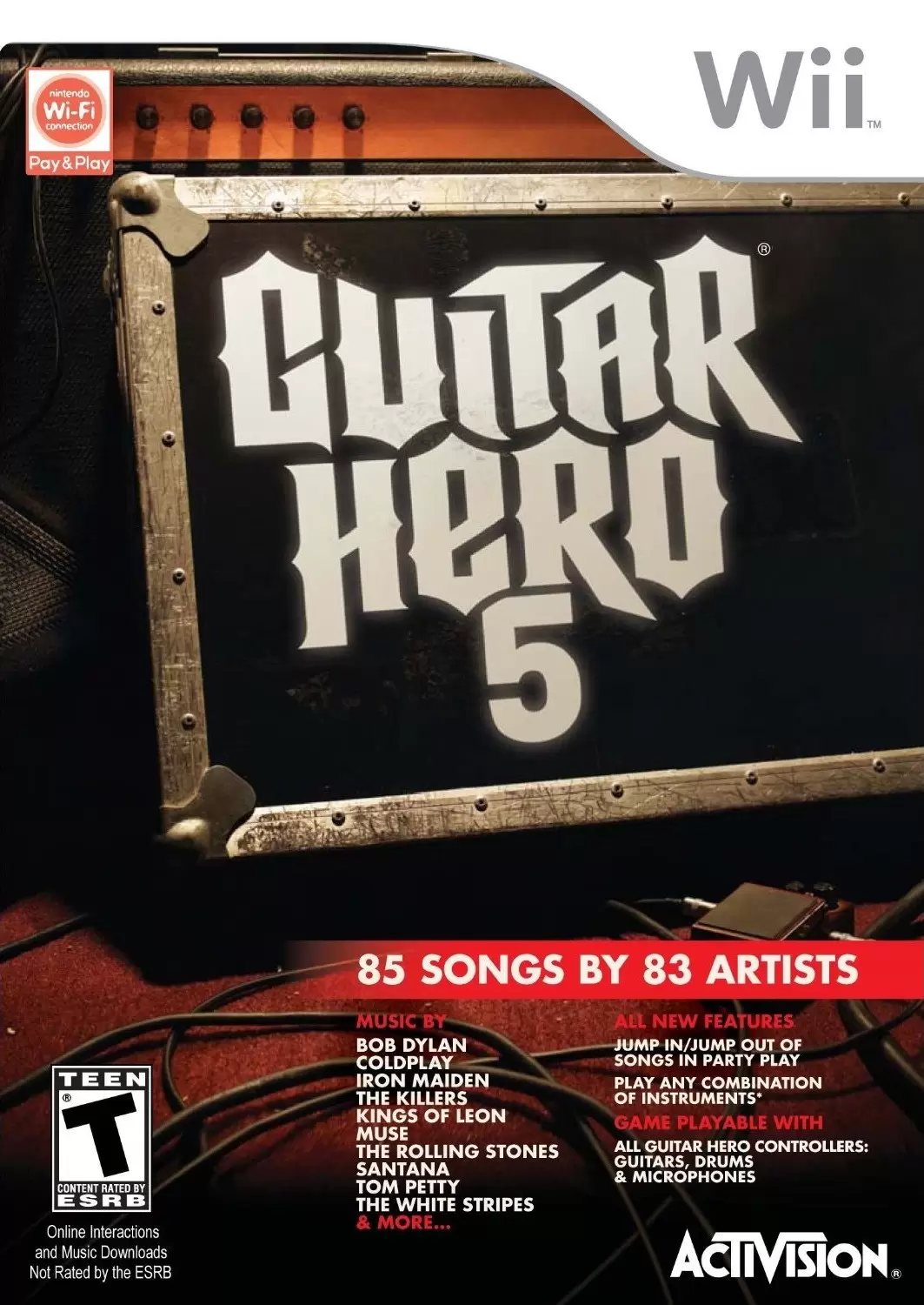 Jeux Nintendo Wii - Guitar Hero 5