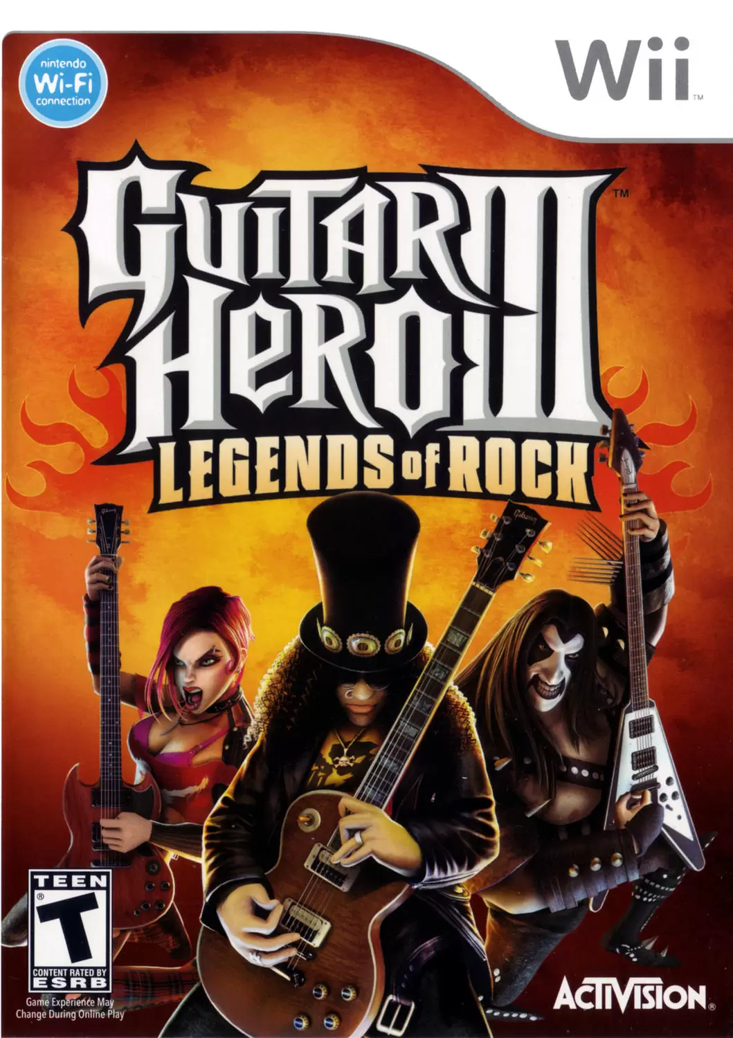 Jeux Nintendo Wii - Guitar Hero III: Legends of Rock