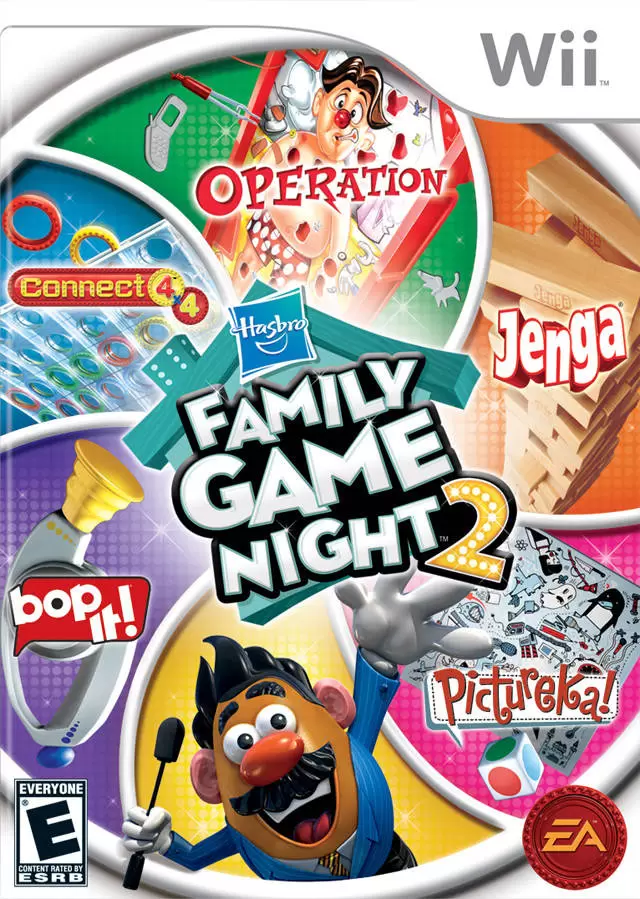 Nintendo Wii Games - Hasbro Family Game Night 2