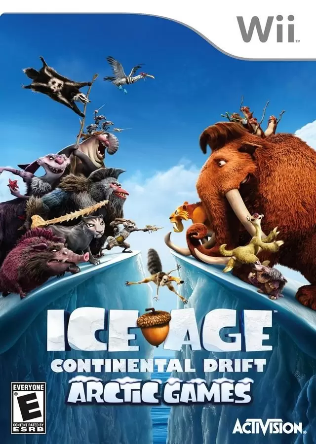 Jeux Nintendo Wii - Ice Age: Continental Drift - Arctic Games