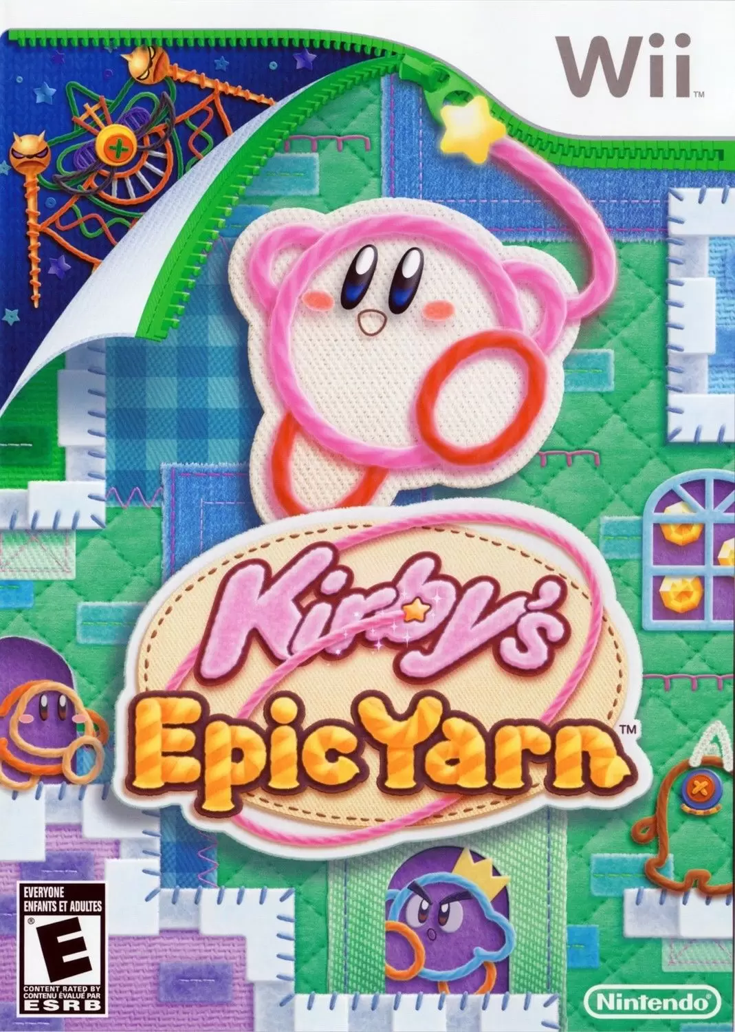 Jeux Nintendo Wii - Kirby\'s Epic Yarn