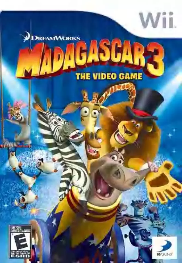 Nintendo Wii Games - Madagascar 3: The Video Game