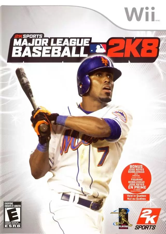 Nintendo Wii Games - Major League Baseball 2K8