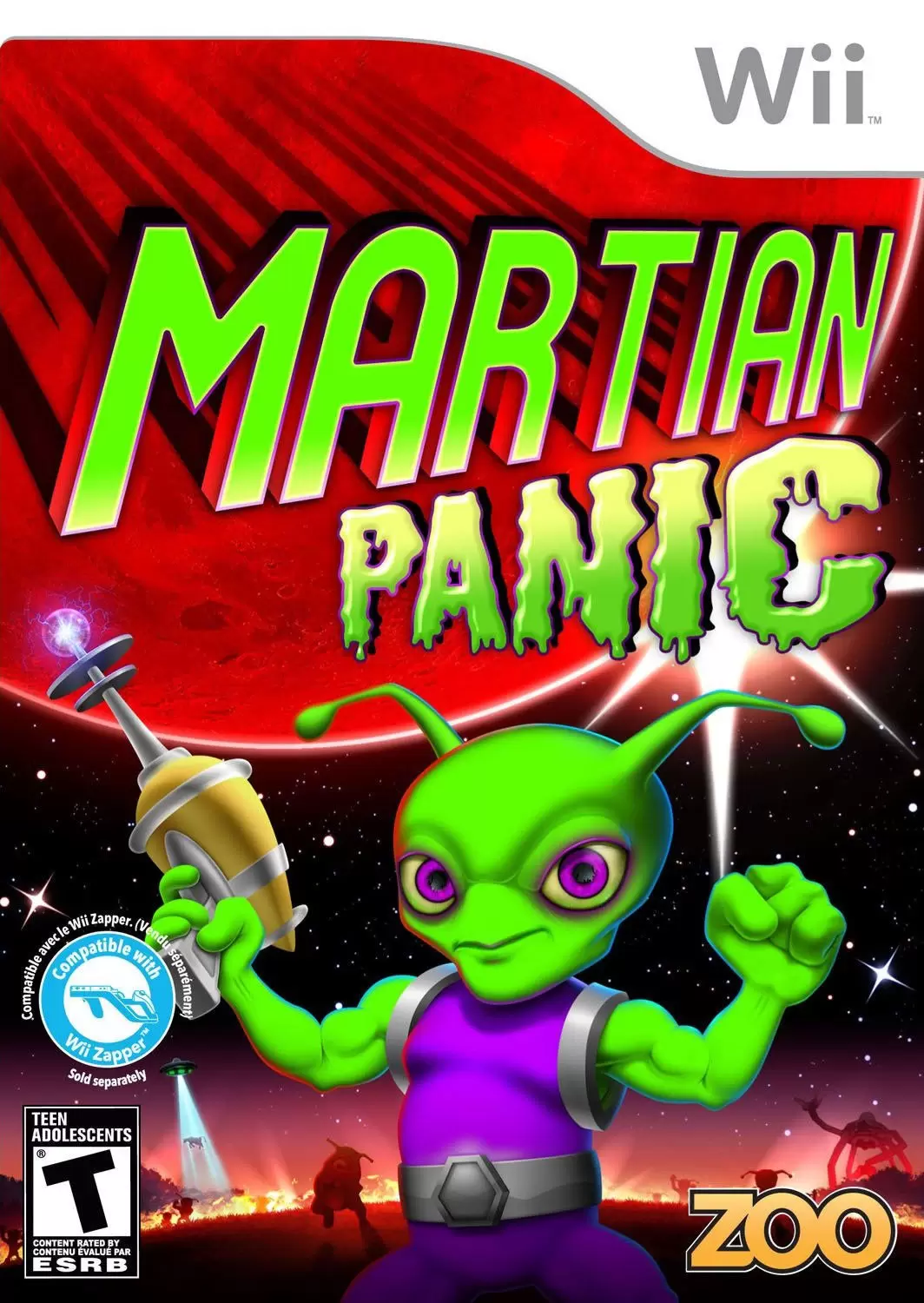 Nintendo Wii Games - Martian Panic