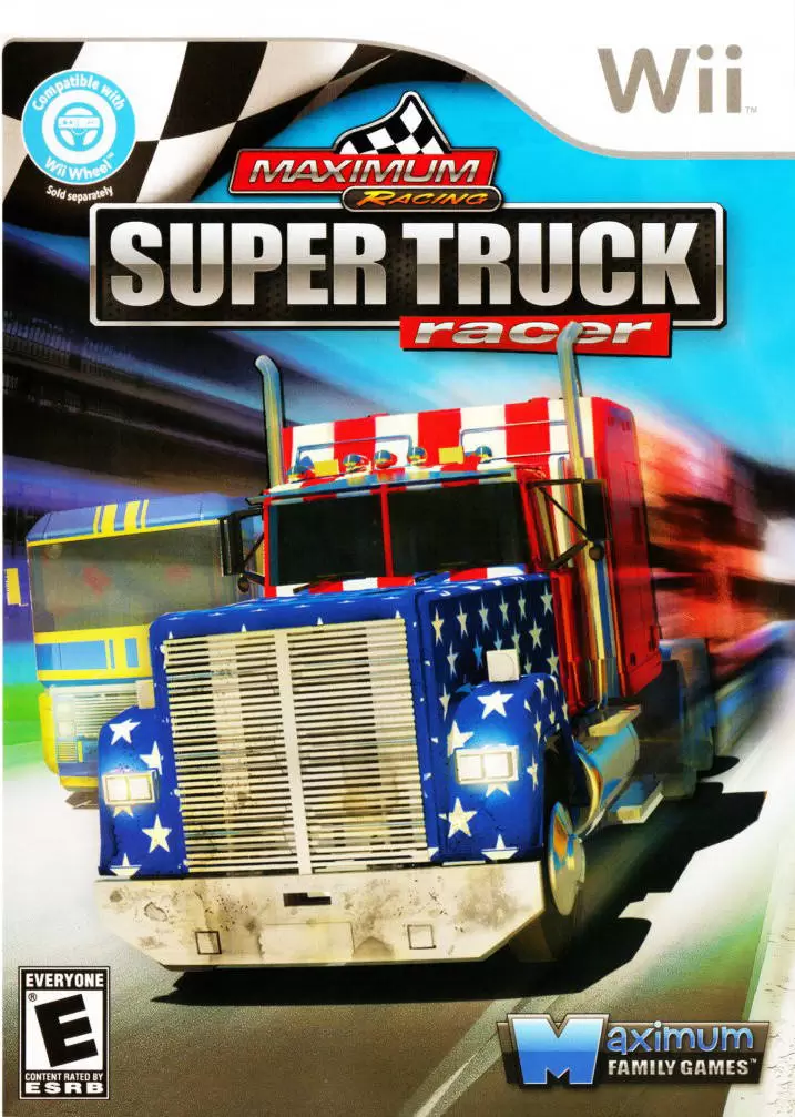 Nintendo Wii Games - Maximum Racing: Super Truck Racer