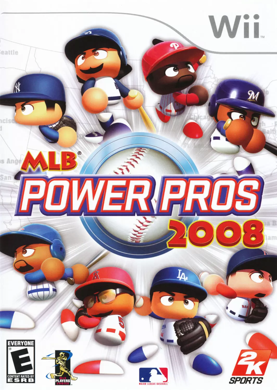 Nintendo Wii Games - MLB Power Pros 2008