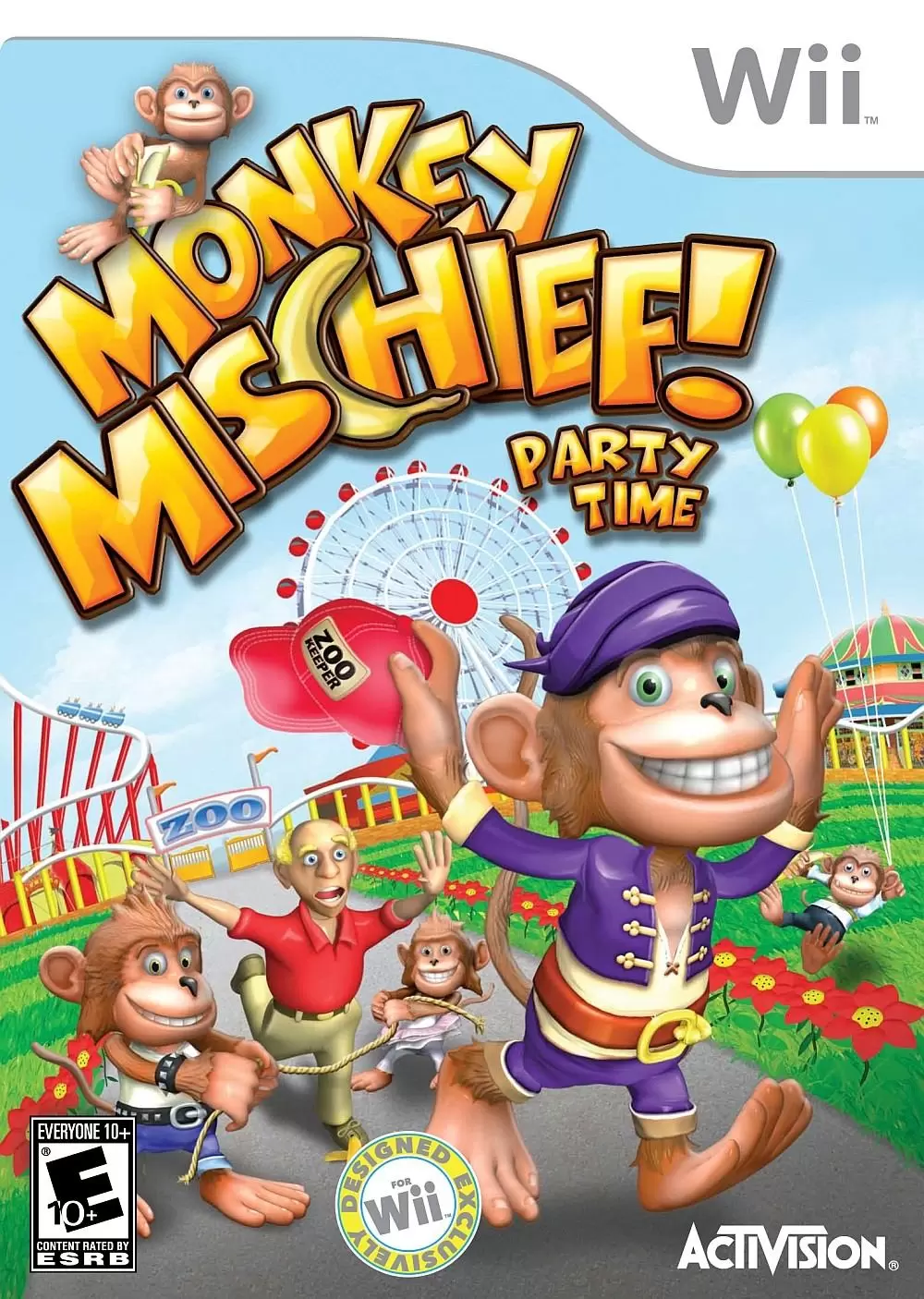 Nintendo Wii Games - Monkey Mischief