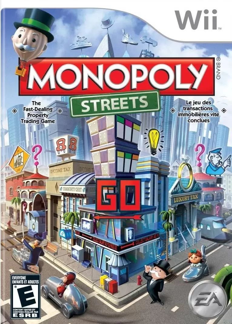Nintendo Wii Games - Monopoly Streets