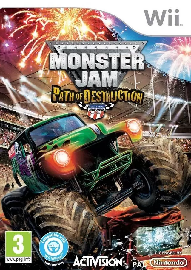 Nintendo Wii Games - Monster Jam: Path of Destruction